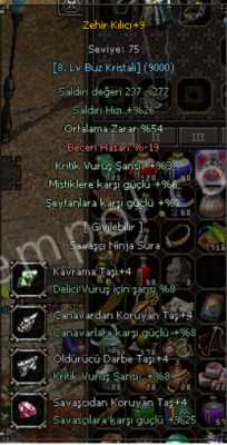 ZEHİR KILICI 54ORT 9K EVRİM